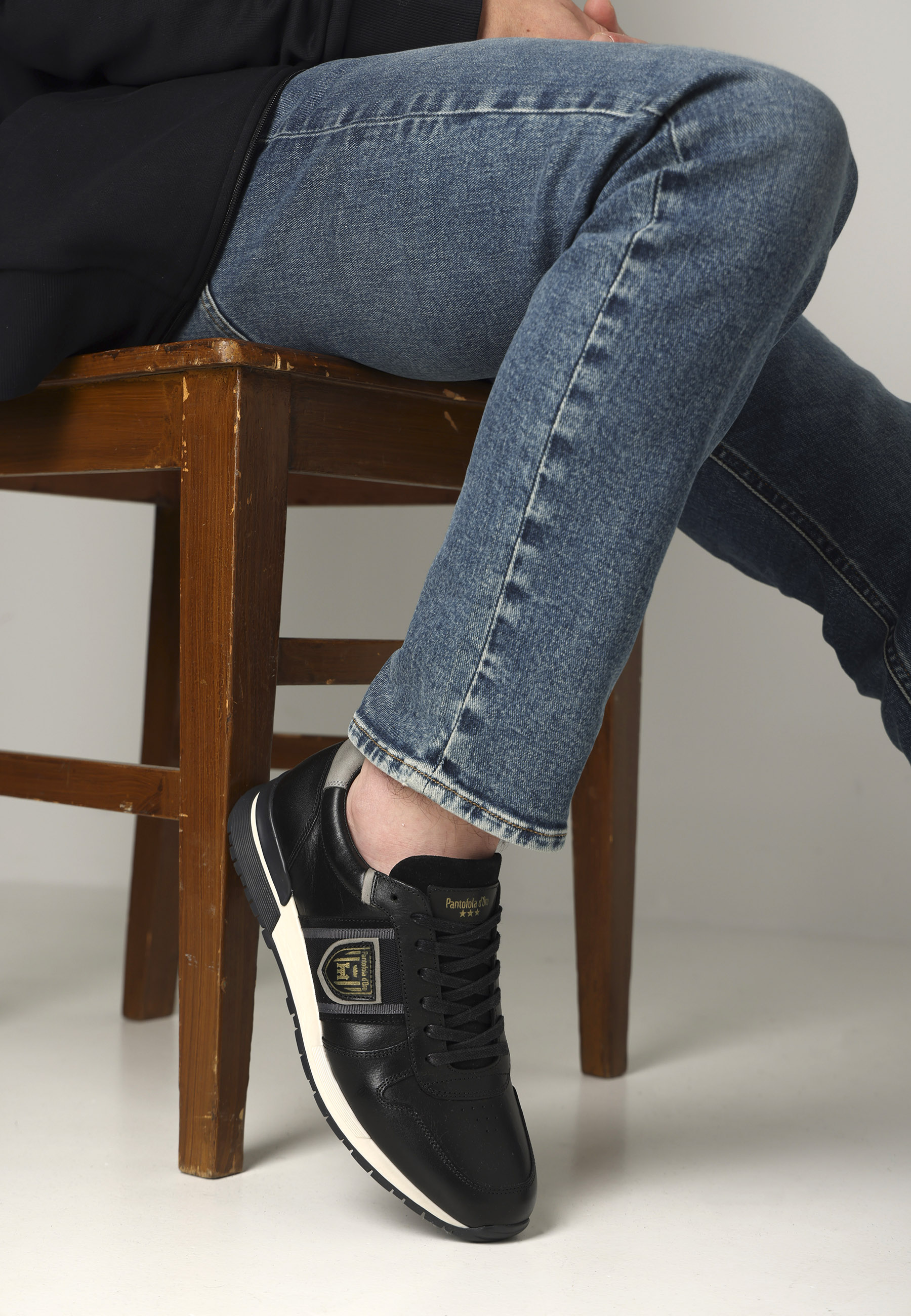 SANGANO LOW Sneaker Black