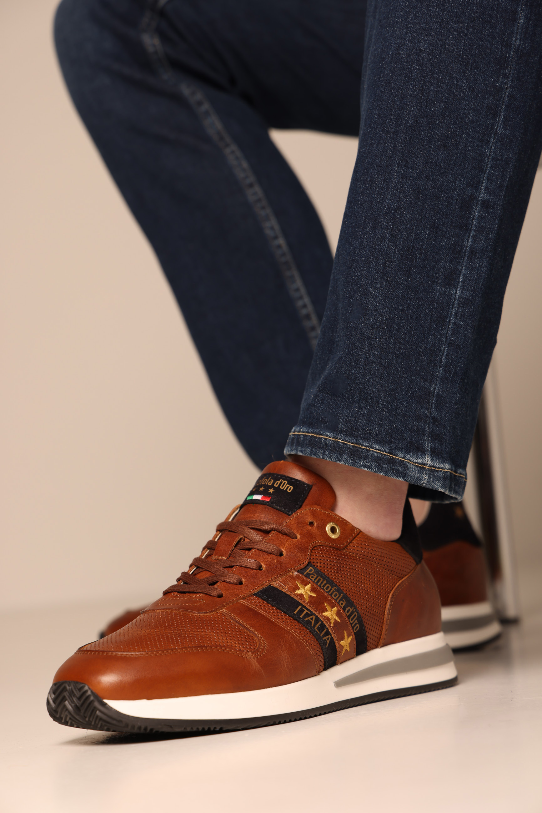 FORZA Sneaker Cognac/Navy