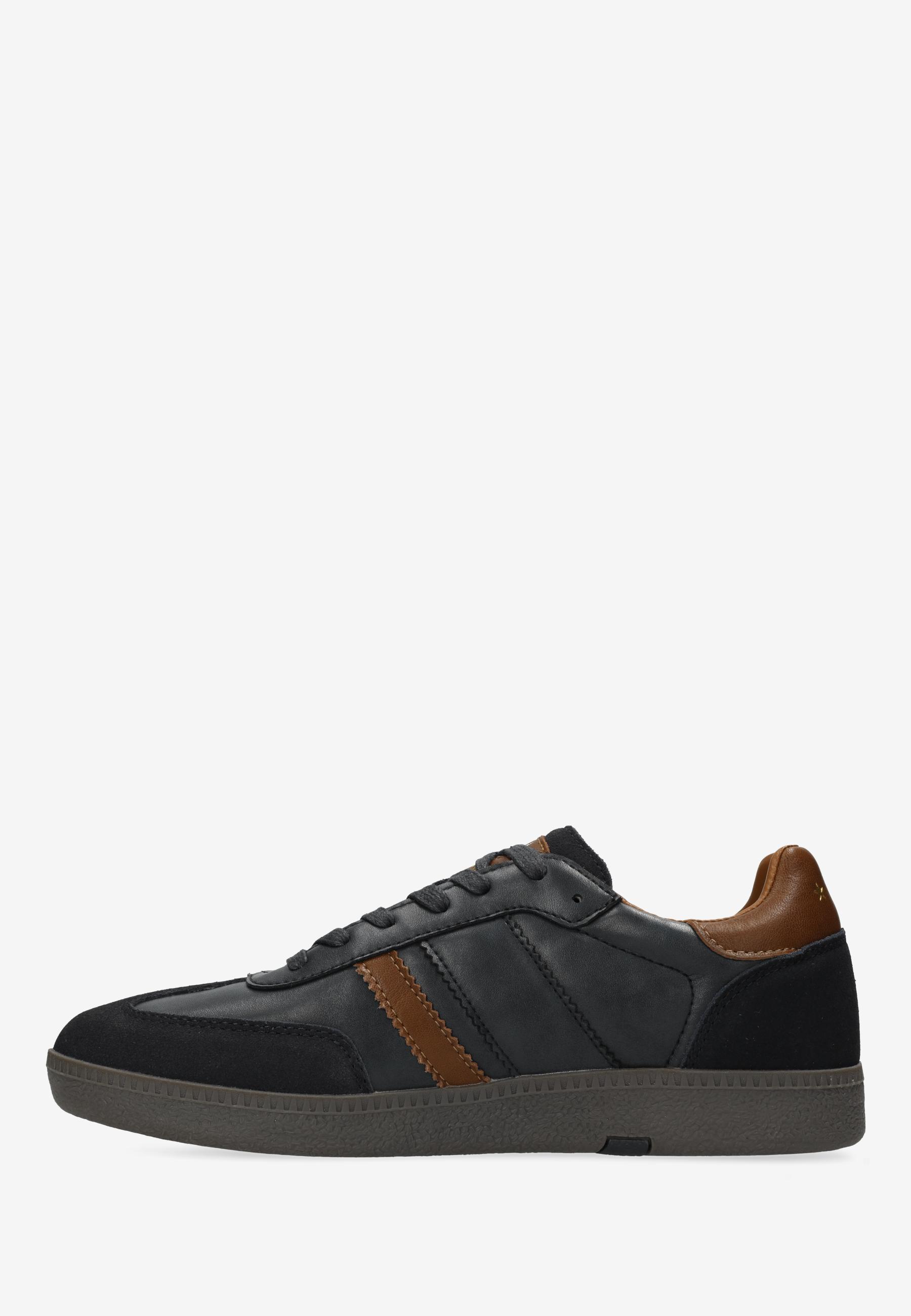 BALLARE SNEAKER Navy/Cognac