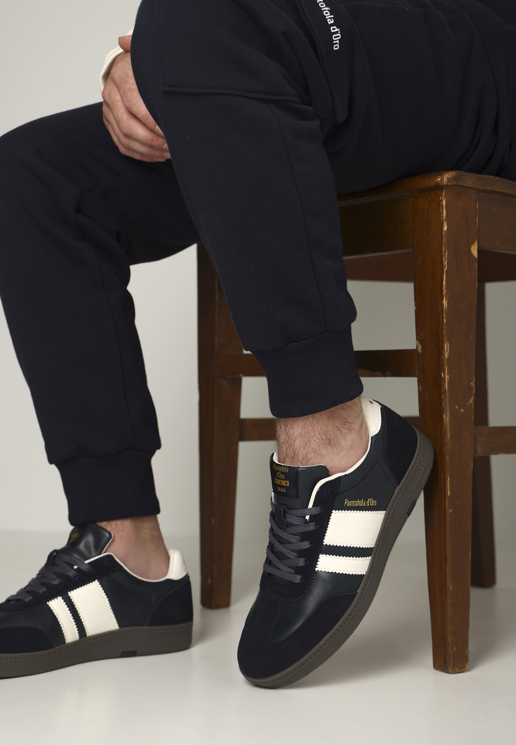 ASTRA SNEAKER Navy/Cream