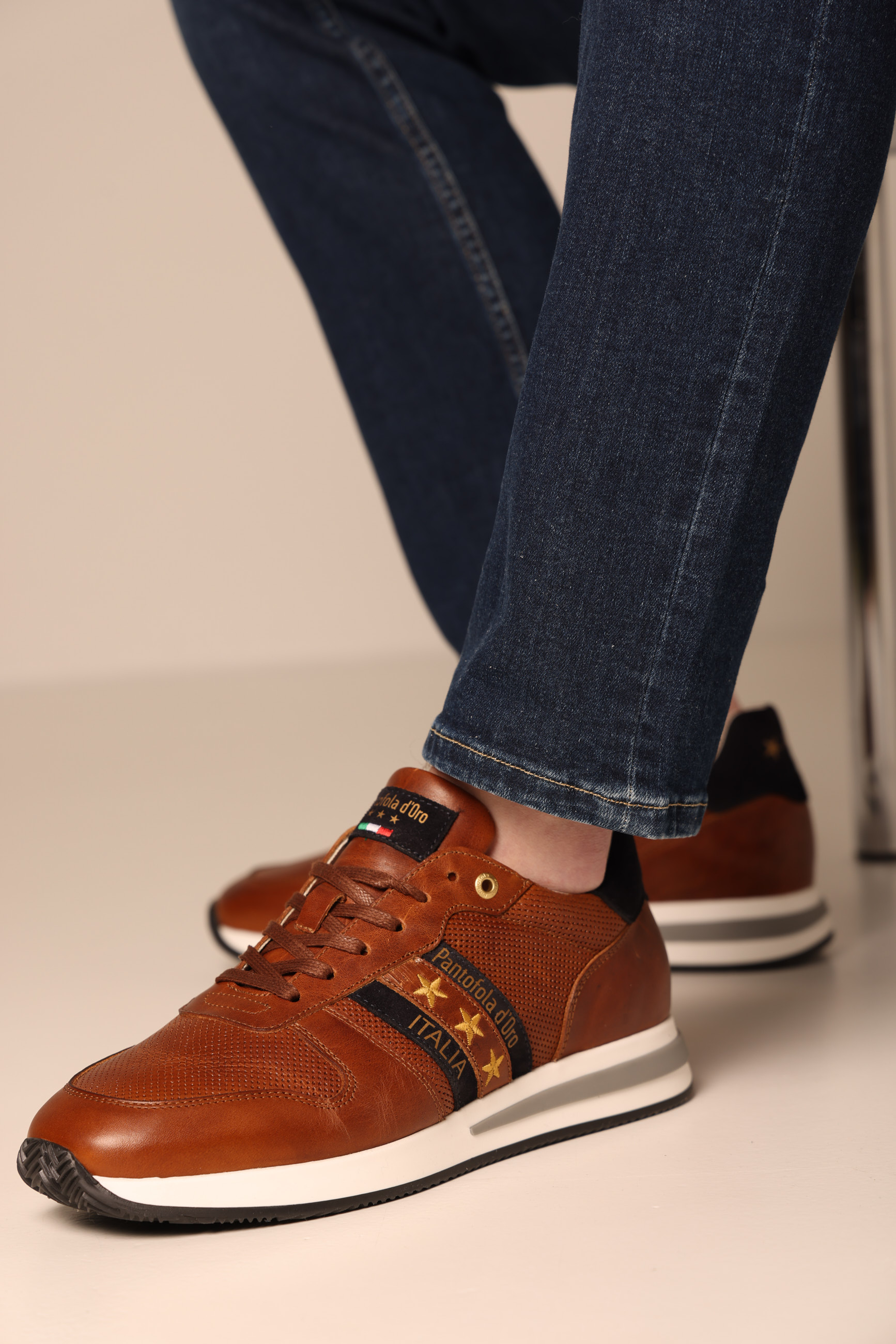 FORZA Sneaker Cognac/Navy