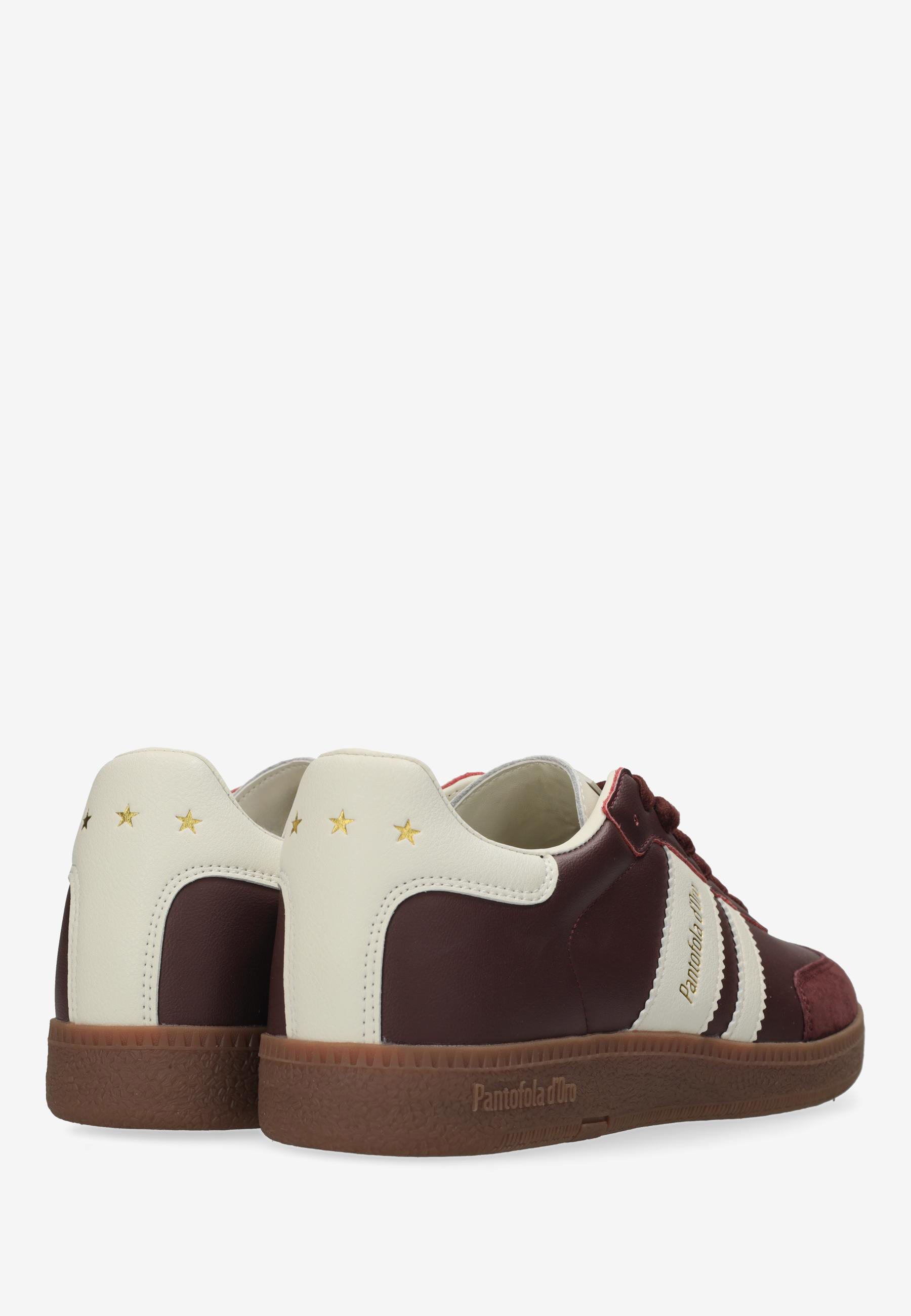 BALLARE Sneaker Bordeaux Red/Off White
