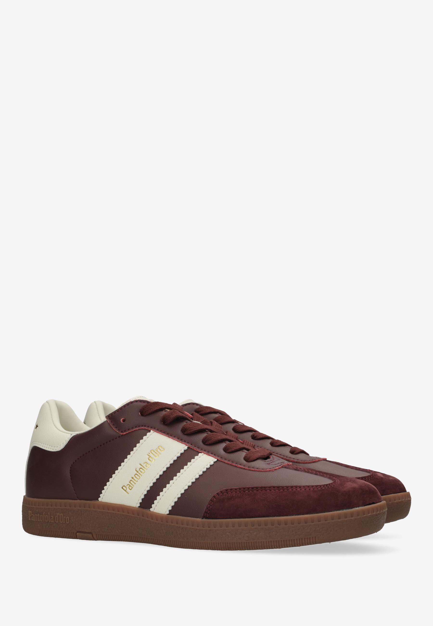 BALLARE Sneaker Bordeaux Red/Off White