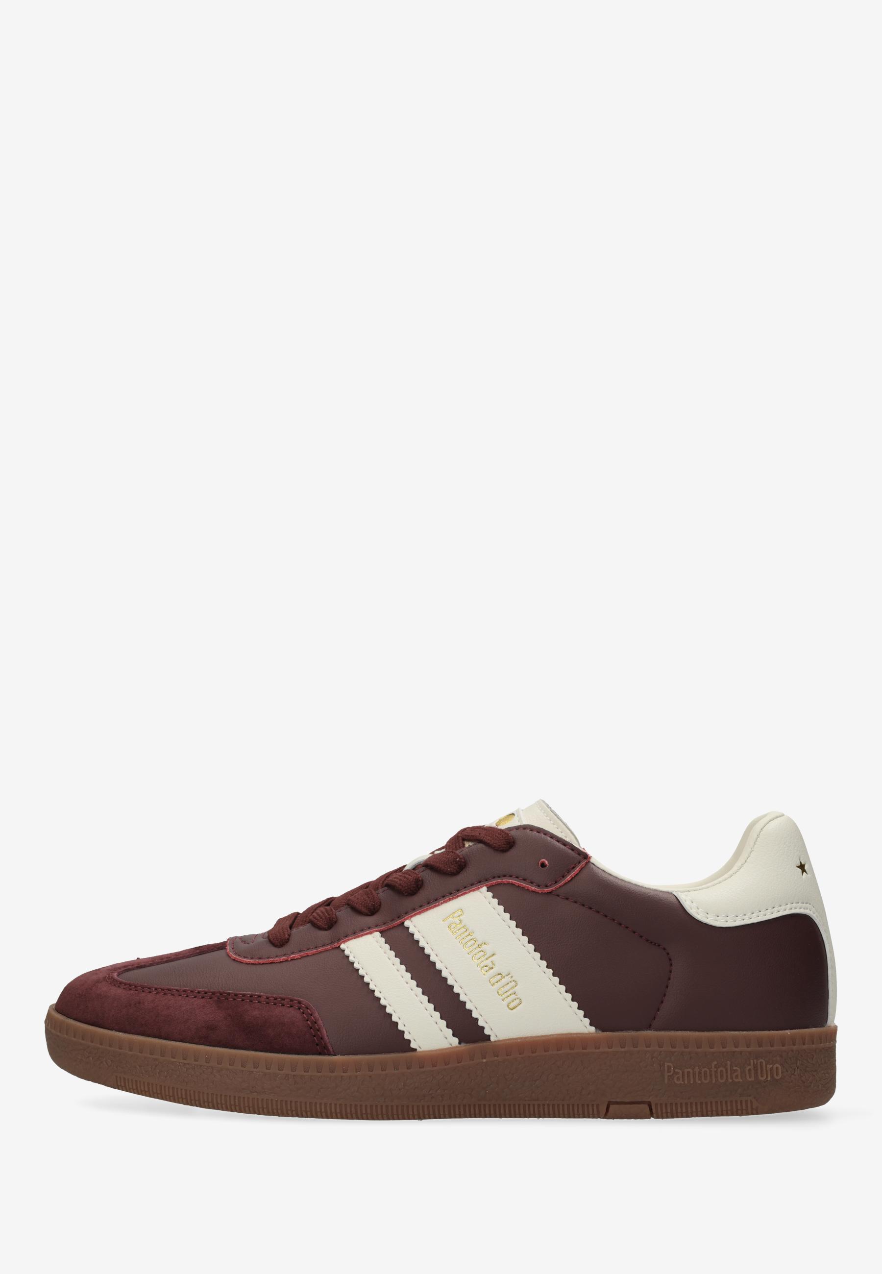 BALLARE Sneaker Bordeaux Red/Off White