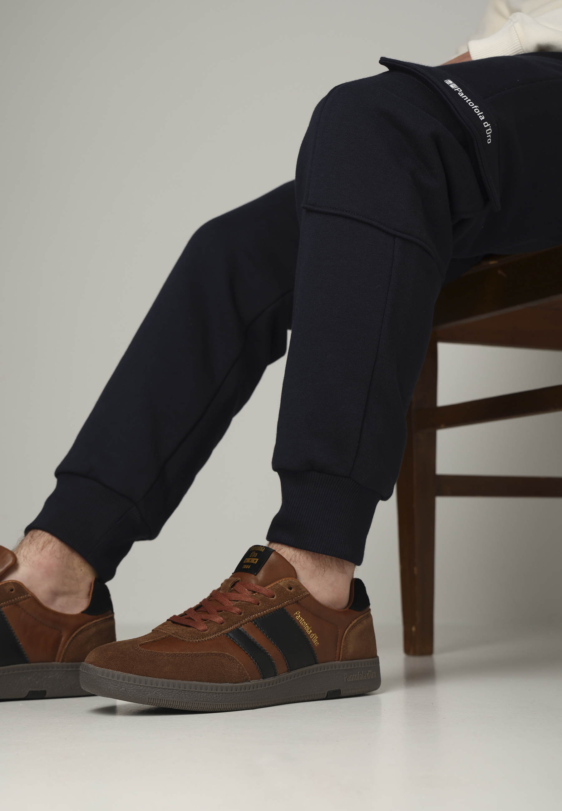 ASTRA SNEAKER Cognac/Zwart