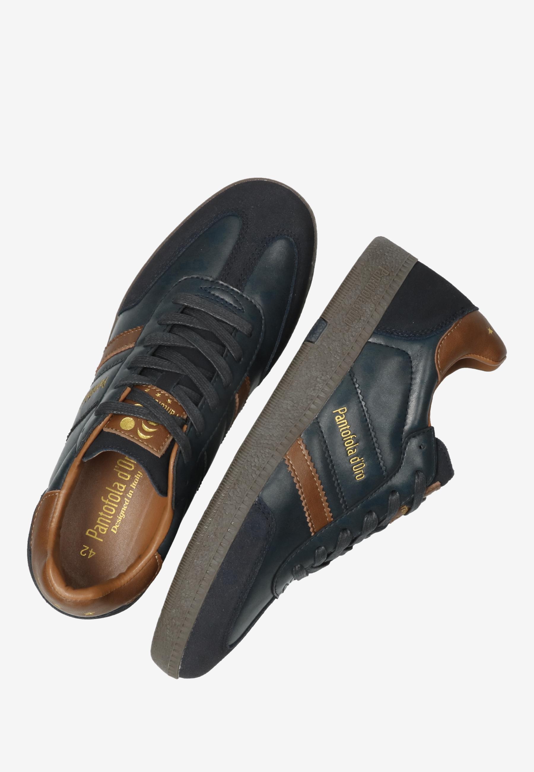 BALLARE SNEAKER Navy/Cognac